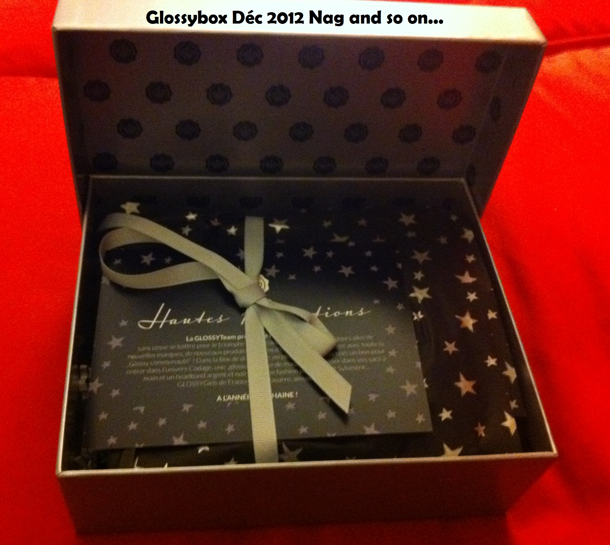 Glossybox décembre 2012